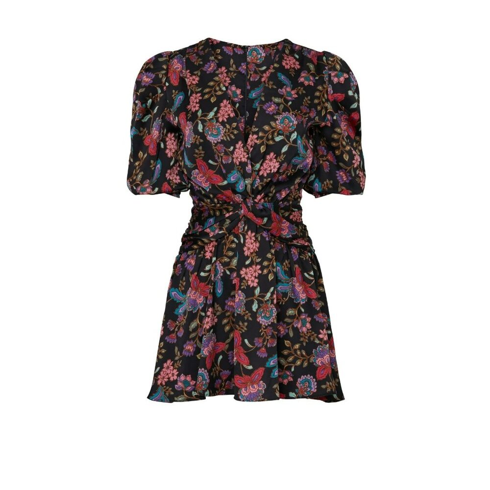 R-262. MISA Los Angeles Narcissa Floral Satin Dress XS - Picture 5 of 5